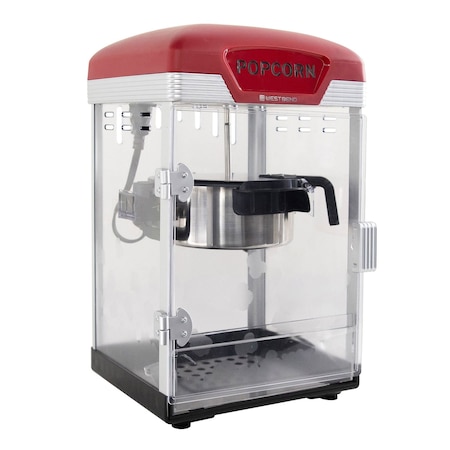 West Bend Theater Crazy 4 Qt. Popcorn Machine with Bags, in Red PCWBTCRD13