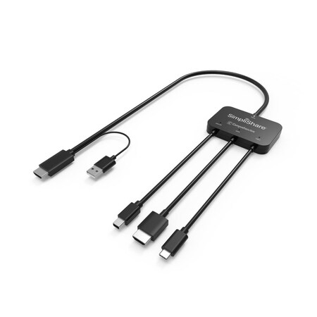 Comprehensive Cable SimpliShare 4K 60Hz Presentation Adapter Cable, Black SSH-500T