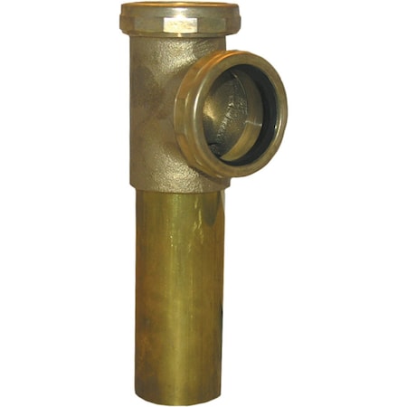 Westlake Pipe & Fittings 1-1/2'' Rough Brass End Outlet Tee 3/1/4021