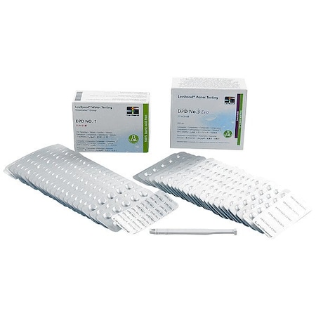 Lovibond Safest Tablet, Chlorine, 250PK COMBI PACK:DPD HR EVO(NO.1HR&NO.3HR EVO)