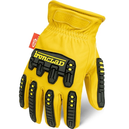 Ironclad Performance Wear Not Applicable Leather Arc 4 Glove, Gauntlet Cuff, Keystone Thumb, Standard Goatskin ILD-IFR-05-XL