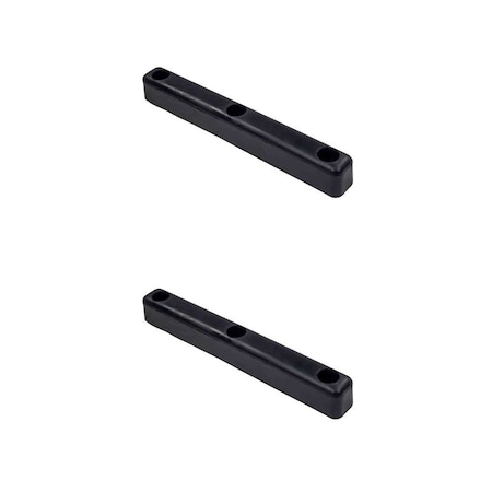Mytee Products Rectangular Loading Dock Bumper - 16inL x 2inW x 2inH, 2PK TRLB-2002x2