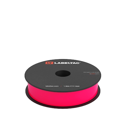 Labeltac LabelTac 4 and Pro Model Label Supply 1in x 150ft, Hi-Vis Pink LT117