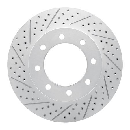 Dynamic Friction Co DFC Geoperformance Rotor - Drilled and Slotted 830-54223L