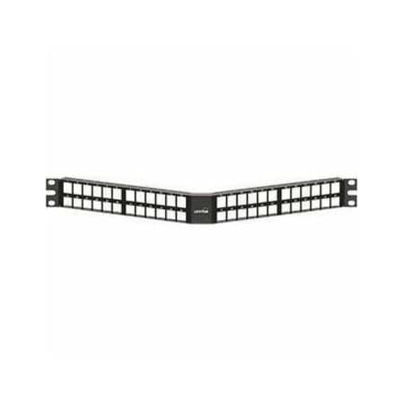 Leviton 48-Port Panel Unloaded Accepts, All Quickport Snap-In Modules 49256-D48