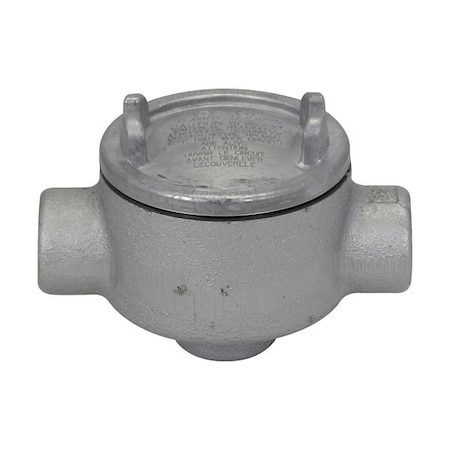 Crouse-Hinds Eaton Crouse-Hinds series Condulet GUA conduit outlet box with cover GUAD49