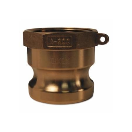 Dixon Valve Global Type A Adapters, 3/4 in (NPT), Brass 238-G75-A-BR