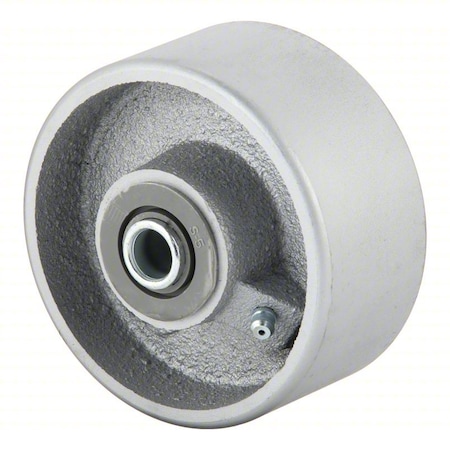 Albion Caster Wheel, 4"dia, 1,000 lb, Silver CA0420112