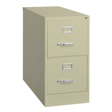 Hirsh 15" W 2 Drawer Vertical File Cabinet, Putty, Letter 14415