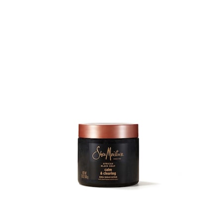 Shea Moisture African Black Soap Calm and Clearing Shea Sugar Scrub, 12 Ounce, 12PK 64387015