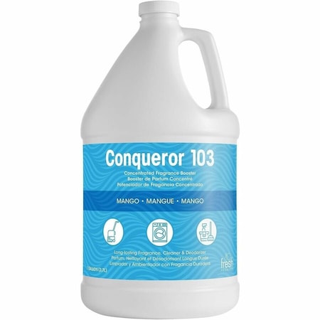 Fresh Products Bio Conqueror 105 Enzymatic Odor CounterConcentrate, Mango, 1 gal, PK4 1-BWB-MG