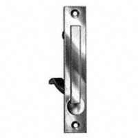 Schlage Pocket Door Pull, 1-5/8 in W, 3-7/8 in H, Brass, Brass 230B3