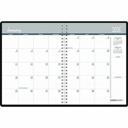 House Of Doolittle 14 Month Wirebound Appointment Planner, 10'' x 7'', December 2024 - January 2026 26202