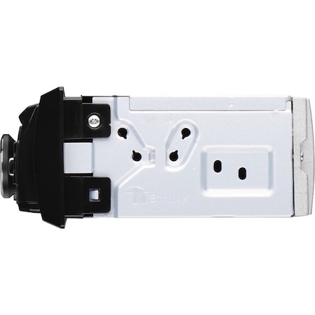 Soundstorm Single-DIN In-Dash Mechless Digital Media AM-FM Receiver with Bluetooth, Black ML46DB