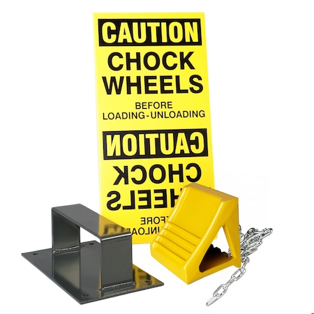 Ideal Warehouse Innovations Wheel Chock Safety System Package 60-7248-CBI087