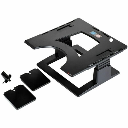 3M 3M Ergonomic Notebook Riser - 6" Height x 13" Width x 13" Depth - Black LX500