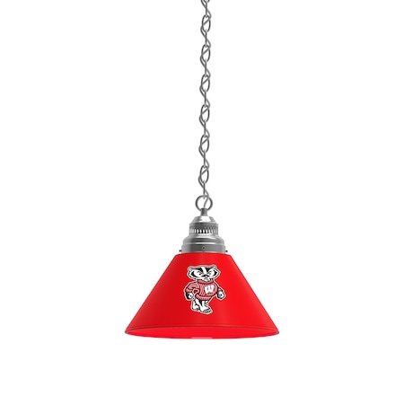 Holland Bar Stool Co Wisconsin "Badger" Pendant Light, Chrome Fixture BL1CHWI-Bdg