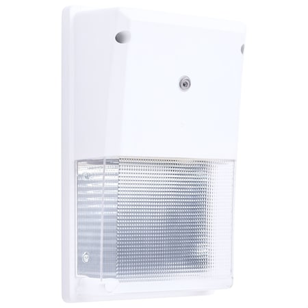 Nuvo LED Turtle Friendly Small Wall Pack 20W Amber Color White Finish 65/889