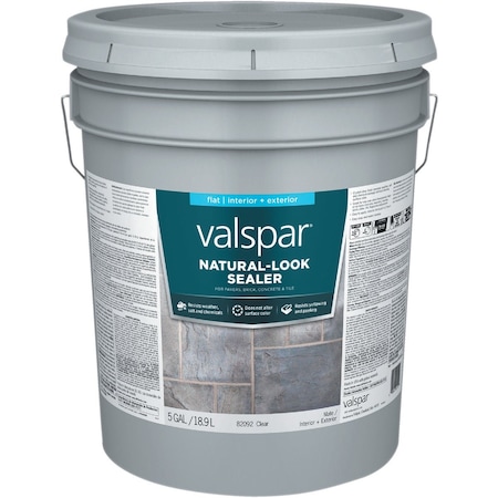Valspar Natural Look Low Gloss Sealer 5 Gal. Clear 024.0082092.008