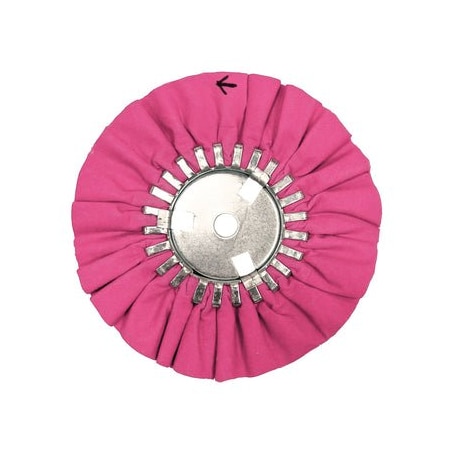 Renegade Products Usa Airway Buffing Wheels, 8 Inch, Pink, 5/8" Center Plate FAW8X3X5/8N2-16P86PT2