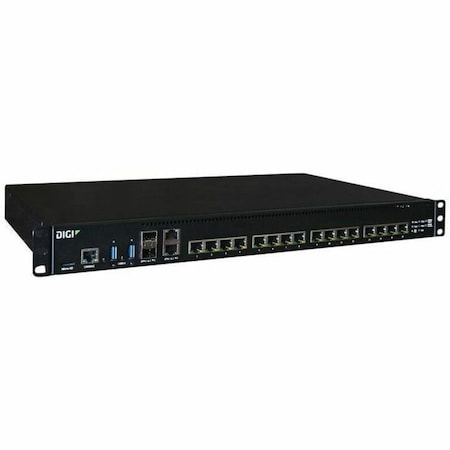 Digi International CONNECT EZ 16 MEI SERIAL SERVER, 16 RS-232/422/485 SERIAL PORTS, US POWER CORD EZ16-C100-US