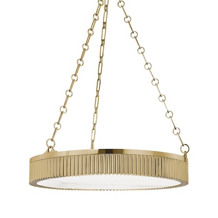 Hudson Valley Lighting Lynden 5 Light Chandelier 22 In. Aged Brass 522-AGB