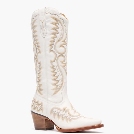Durango Women's Western Boot, 6 M, 16 in H, Ivory DRD0471