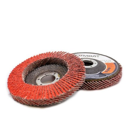 Combat Abrasives 4-1/2in x 7/8in Surface Conditioning Flap Disc Type 29 DF4.5X7/8
