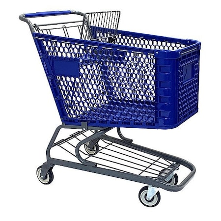 R.W. Rogers Co Shopping Cart, Plastic, 38-in L, 22-in W WMP-150l-BE