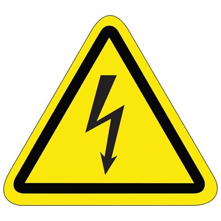 Bsc Preferred 2.25'' Triangle - Electric Shock Durable Safety Label DSL504