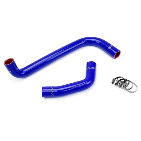 Hps Performance High Temp Reinforced Silicone Radiator Coolant Hose Kit, Blue, 57-1224-BLUE