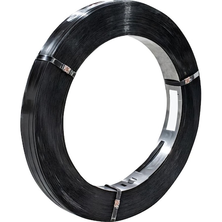 Encore Packaging Strapping Coil, 1/2 in W, 0.020 in Thick, 2,940 ft L, 1,200 lb Break Strength, Steel STL12020-RD-100