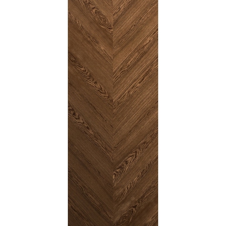 Sartodoors Slab Door Panel 18 x 84 inches, Ego 5005 Cognac Oak Veneer, Wood Veneer Doors, Pocket Closet Slid EGO5005S-DKO-1884