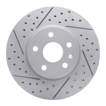 Dynamic Friction Co DFC Geoperformance Rotor - Drilled and Slotted 830-45016L
