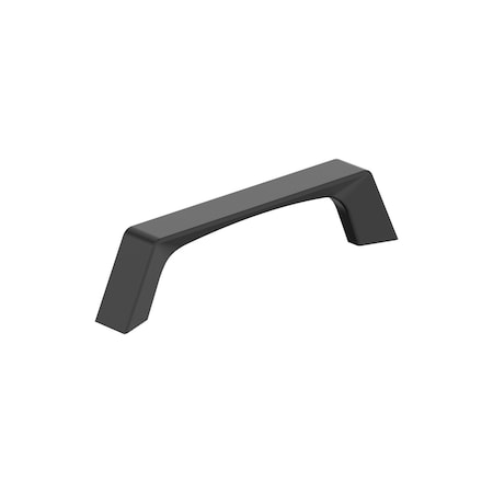Amerock Evolve 3-3/4 inch (96mm) Center-to-Center Matte Black Cabinet Pull, 10PK 10VMP37071MB