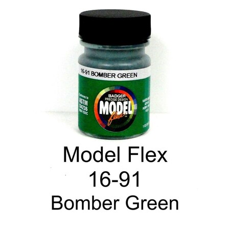 Badger Bomber Green 1 oz Paint Bottle BAD1691