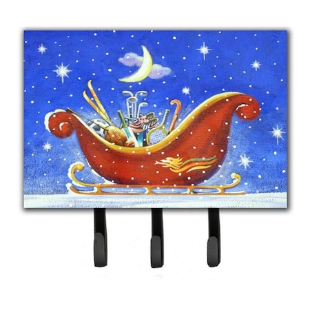 Carolines Treasures Christmas Santas Sleigh by Roy Avis Leash or Key Holder ARA0143TH68