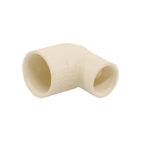 Charlotte Pipe And Foundry Genova 3/4 In. x 1/2 In. Slip x Slip 90 Deg. CPVC Reducing Elbow 1/4 Bend CTS023001800