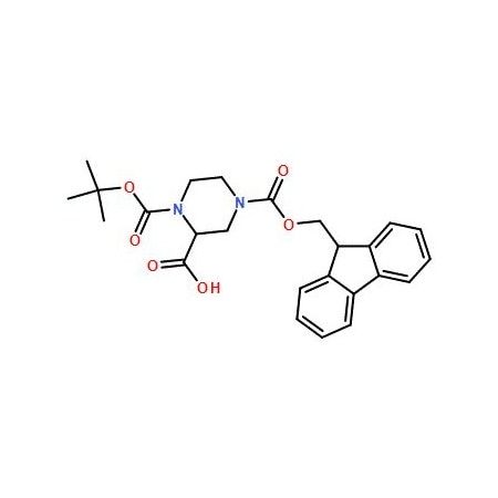 Ak Scientific 1-Boc-4-Fmoc-2-piperazinecarboxylic acid (5g), CAS 218278-58-1 1063AB-5g