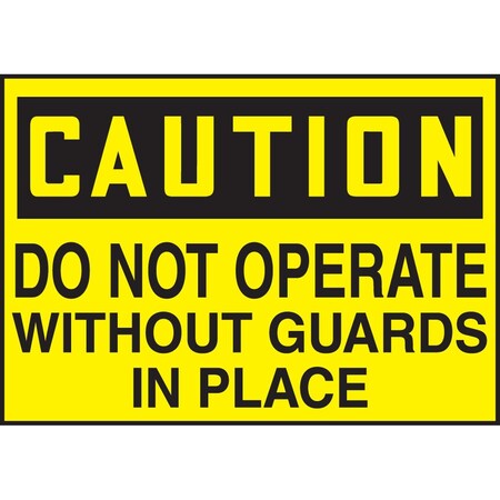 Accuform Caution Safety Label LEQM788XVE