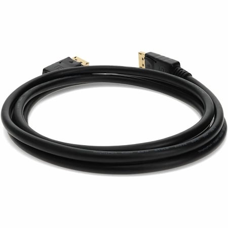 Add-On 1M DISPLAYPORT 1.2 MALE TO MALE BLACK CABLE MAX RESOLUTION UP TO 3840X2160 DISPLAYPORT1M