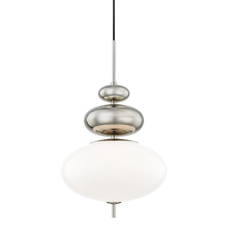 Mitzi Elsie 1 Light Pendant 14 In. Polished Nickel H347701-PN