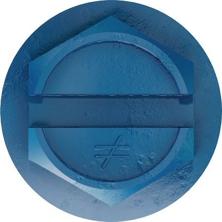 Simpson Strong-Tie Titen Turbo 1/4''x2-3/4'' Hex-Head Concrete & Masonry Screw Blue, 8 Ct. TNT25234HC8