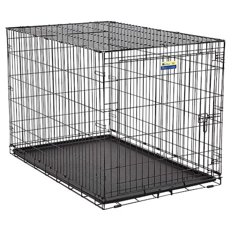 Midwest Metals Pet Essentials Medium Steel Dog Crate Black 26 in. H X 24 in. W X 36 in. D 6109PG