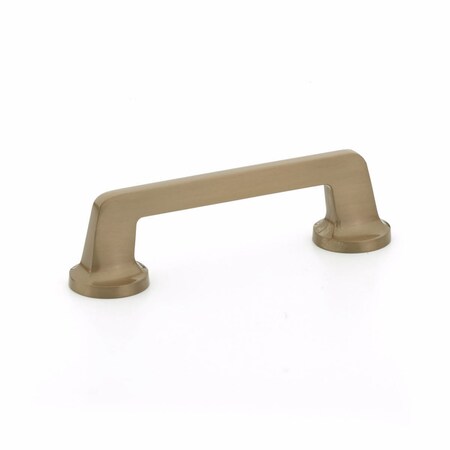 Schaub 4in Center to Center Northport Flat Cabinet Pull Brushed Bronze Finish 201-BBZ