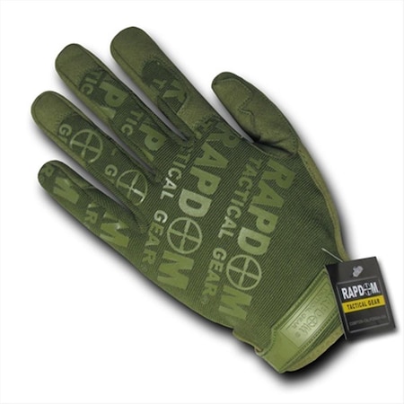 Rapdom Lightweight Mechanic Glove - Olive Drab, Medium T24-PL-OLV-02