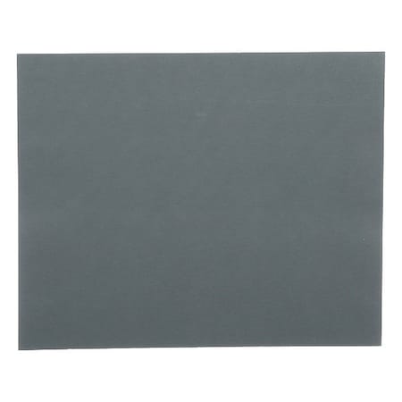 3M Sanding Sheet, 11" L x 9" W, 600 Grit, PK50 7000148223