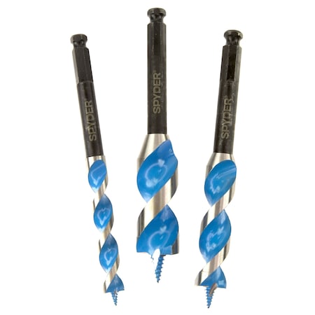 Spyder 3-Pc 6-In Auger Bit Set 12001