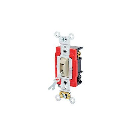 Leviton AC Quiet Switch, Ivory, 4.1 in H 1223-2IL