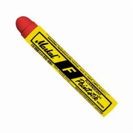Markal Paint Crayon, 11/16 in Large Tip, Fluorescent Red 82832